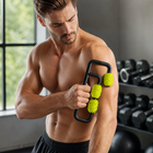 4-Wheel Muscle Massage Roller | Deep Tissue Recovery Tool