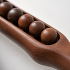 Carbonized Wood Bead Massager | Back & Body Relief Tool