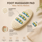 Portable Foot Acupressure Massager | Deep Relief Rollers for Tired Feet